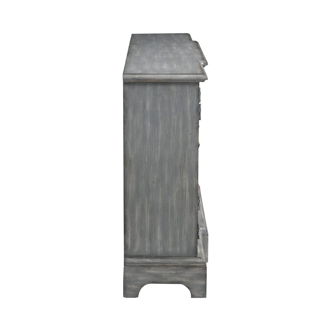 Coaster Loggan 4 Door Accent Cabinet Grey Living Room