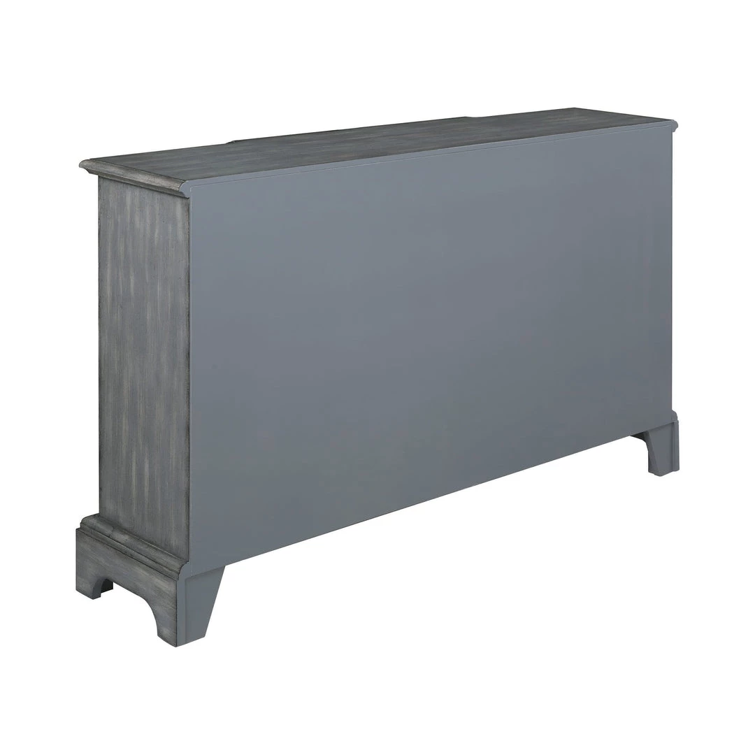 Coaster Loggan 4 Door Accent Cabinet Grey Living Room