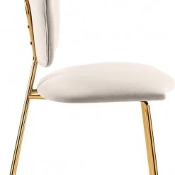 Meridian Furniture Accent Chairs Angel Velvet Dining Chair (Set Of 2)