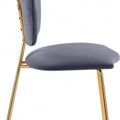 Meridian Furniture Accent Chairs Angel Velvet Dining Chair (Set Of 2)