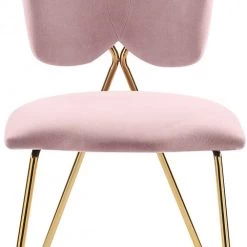 Meridian Furniture Accent Chairs Angel Velvet Dining Chair (Set Of 2)