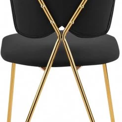 Meridian Furniture Accent Chairs Angel Velvet Dining Chair (Set Of 2)