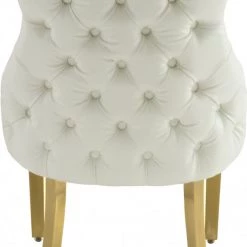 Meridian Furniture Tuft Faux Leather Dining Chair