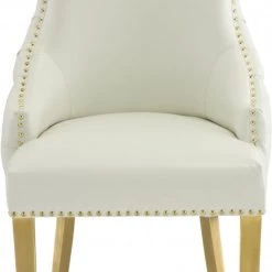 Meridian Furniture Tuft Faux Leather Dining Chair