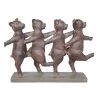 Sagebrook Rust Dancing Pigs Home Decor