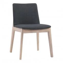 Moe's Dining Room Deco Oak Dining Chair-Sef Of 2