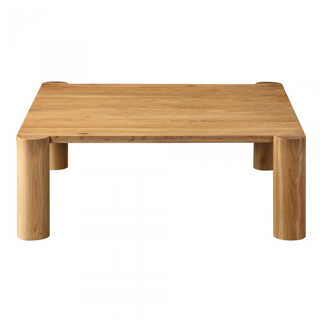 Moe's Post Coffee Table Oak