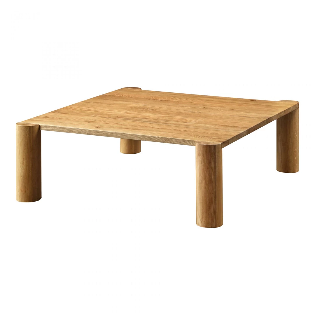 Moe's Post Coffee Table Oak