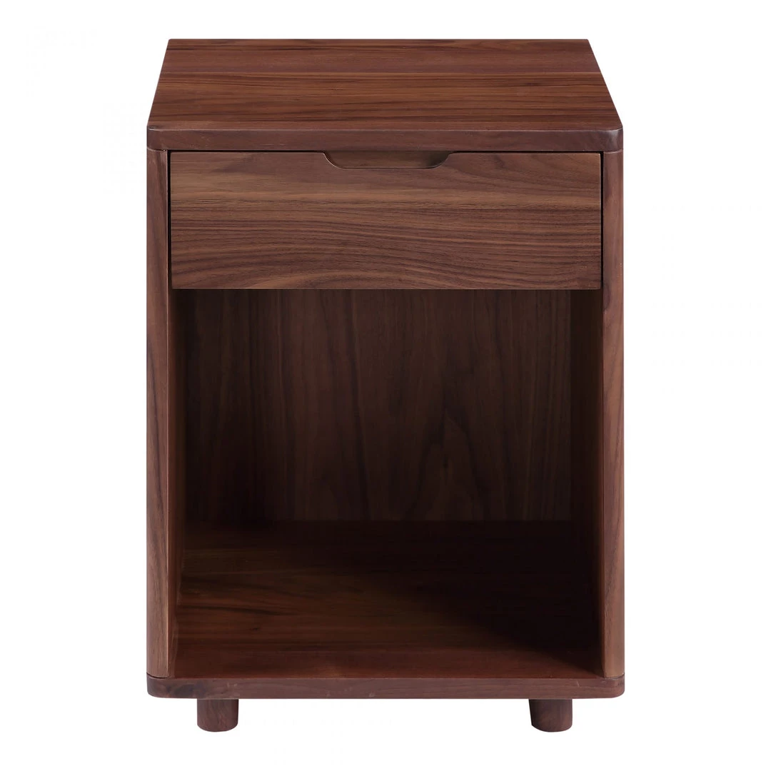 Moe's Bedroom Osamu Walnut Nightstand