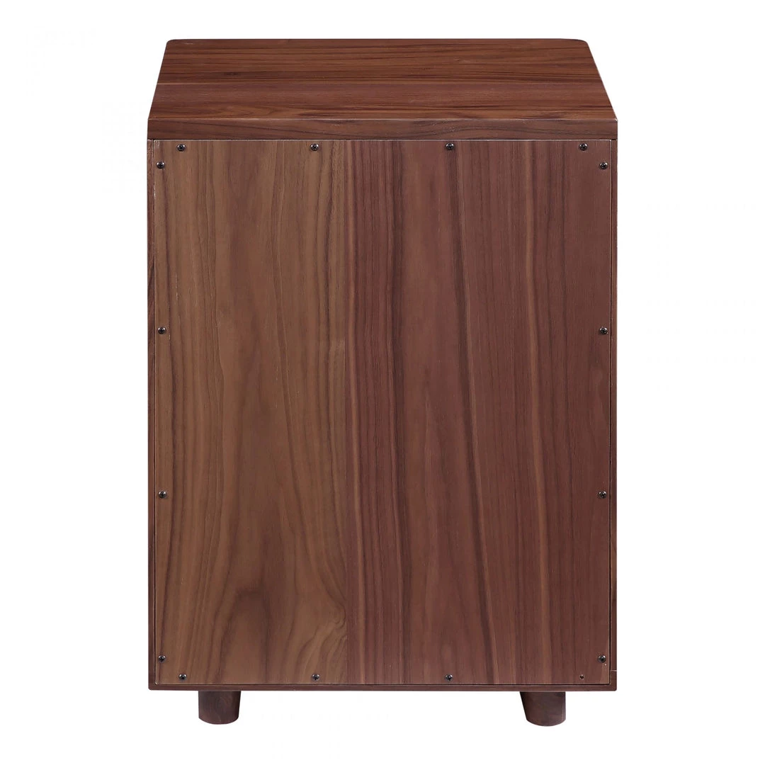 Moe's Bedroom Osamu Walnut Nightstand