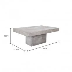 Moe's Living Room Maxima Outdoor Coffee Table