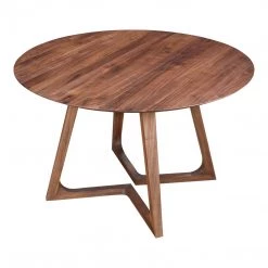 Moe's Godenza Dining Table Round ASH Dining Room