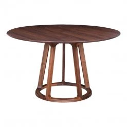 Moe's Dining Room Aldo Round Dining Table Walnut