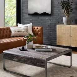 Four Hands Living Room Williams Leather Sofa