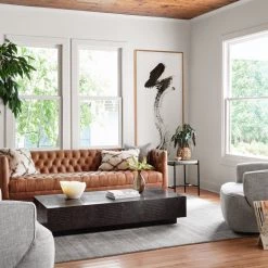 Four Hands Living Room Williams Leather Sofa