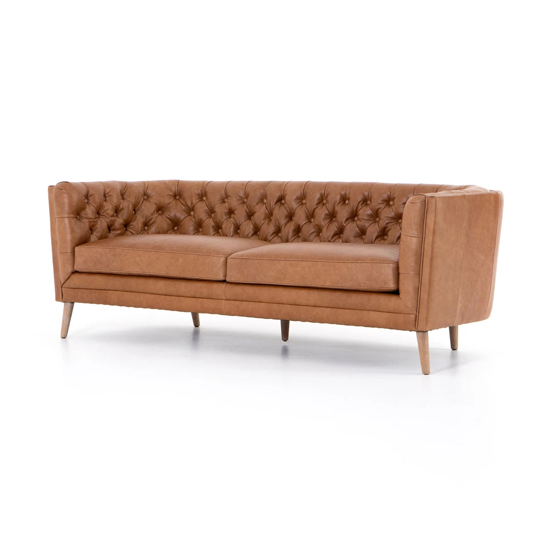 Four Hands Living Room Belair Sofa-86"-Sonoma Butterscotch