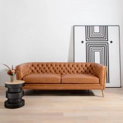 Four Hands Living Room Belair Sofa-86"-Sonoma Butterscotch