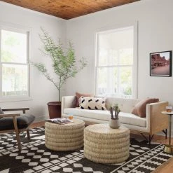 Four Hands Living Room Holden Sofa-87"-Thames Cream By Hollywood Glam