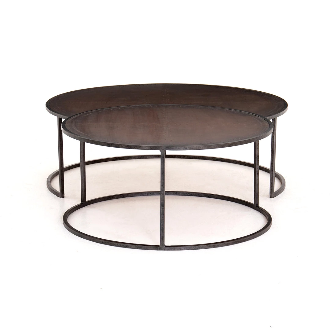 Four Hands Catalina Nesting Coffee Table-Copper Cla