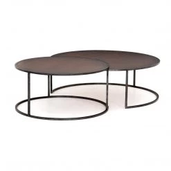 Four Hands Catalina Nesting Coffee Table-Copper Cla