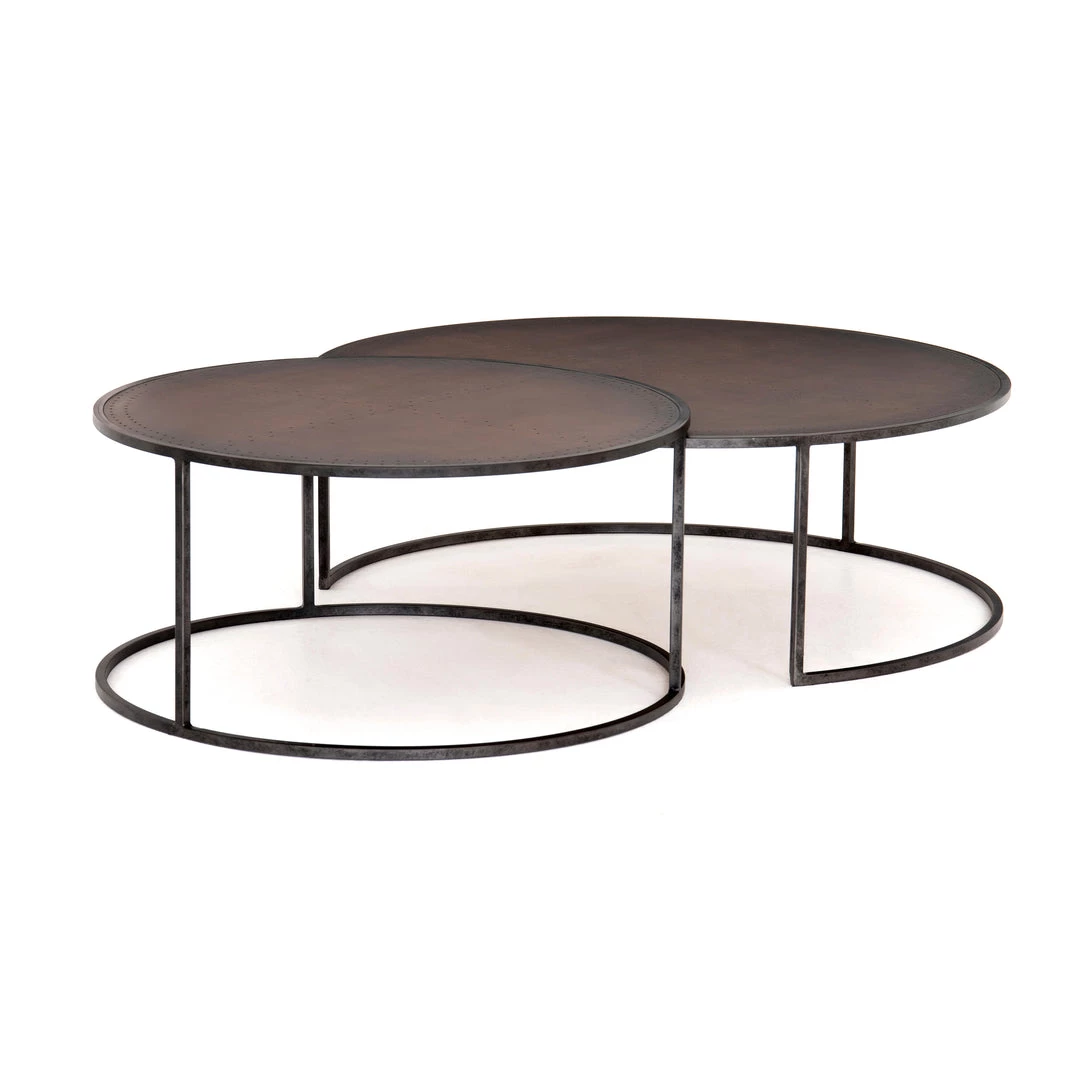 Four Hands Catalina Nesting Coffee Table-Copper Cla
