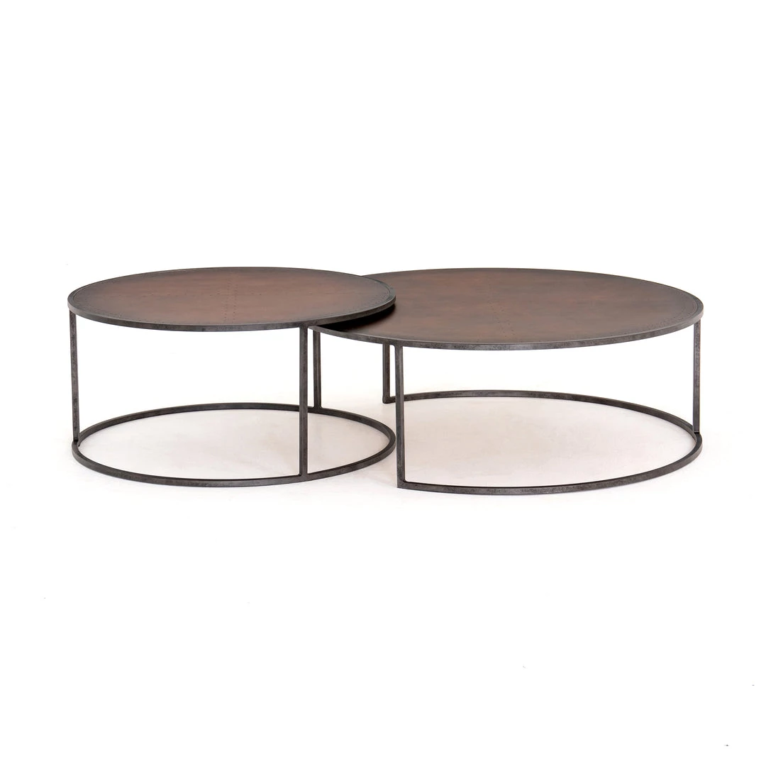 Four Hands Catalina Nesting Coffee Table-Copper Cla