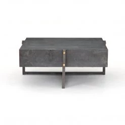 Four Hands Keppler Square Coffee Table-Bluestone
