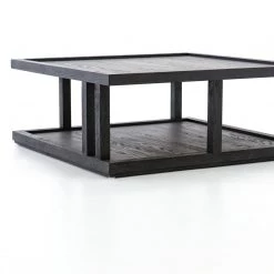 Four Hands Charley Coffee Table-Drifted Black