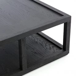 Four Hands Charley Coffee Table-Drifted Black