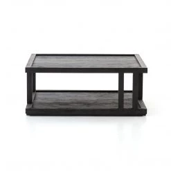 Four Hands Charley Coffee Table-Drifted Black