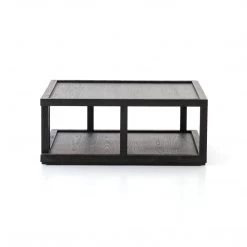 Four Hands Charley Coffee Table-Drifted Black