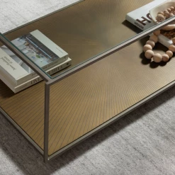 Four Hands Abel Sunburst Rectangle Coffee Table