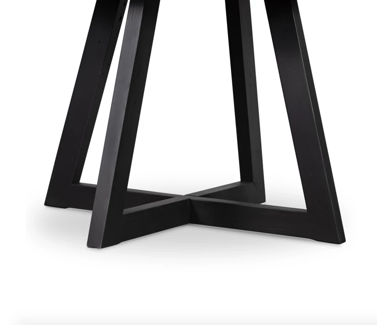 Four Hands Viva Round Dining Table 47"-Sundried Ash Dining Room