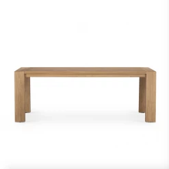 Four Hands Capra Dining Table-Light Oak Resin Dining Room