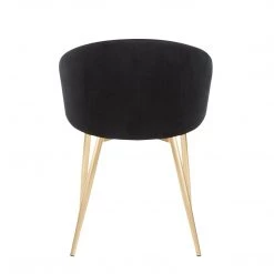 Lumisource Dining Room Claire Chair Gold