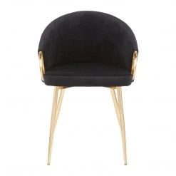 Lumisource Dining Room Claire Chair Gold