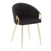 Lumisource Dining Room Claire Chair Gold