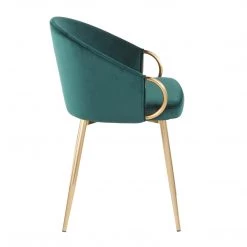 Lumisource Dining Room Claire Chair Gold