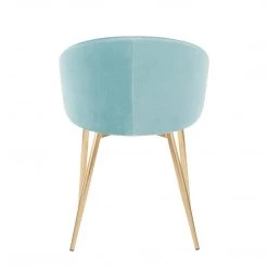 Lumisource Dining Room Claire Chair Gold