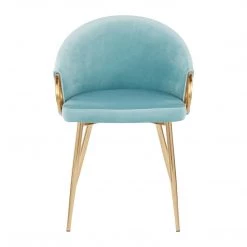Lumisource Dining Room Claire Chair Gold