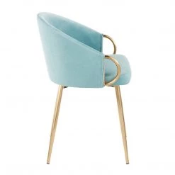 Lumisource Dining Room Claire Chair Gold