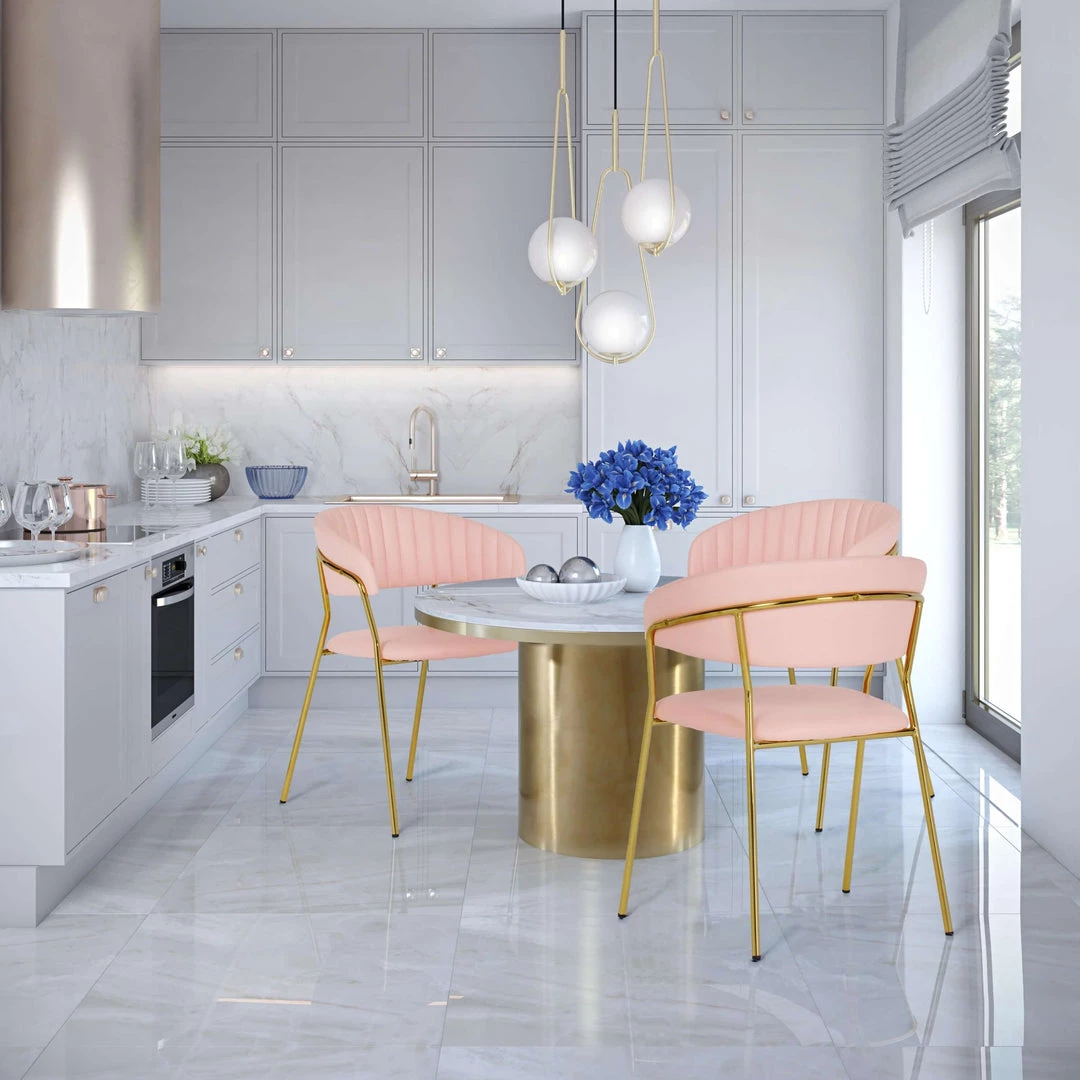 TOV Padma Vegan Leather Chair - Set Of 2