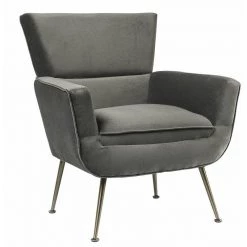 ACME Dones Wingback Velvet Accent Chair