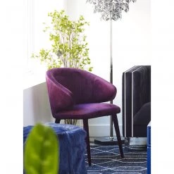 Moe's Stewart Dining Chair Purple