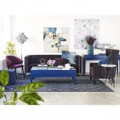 Moe's Stewart Dining Chair Purple