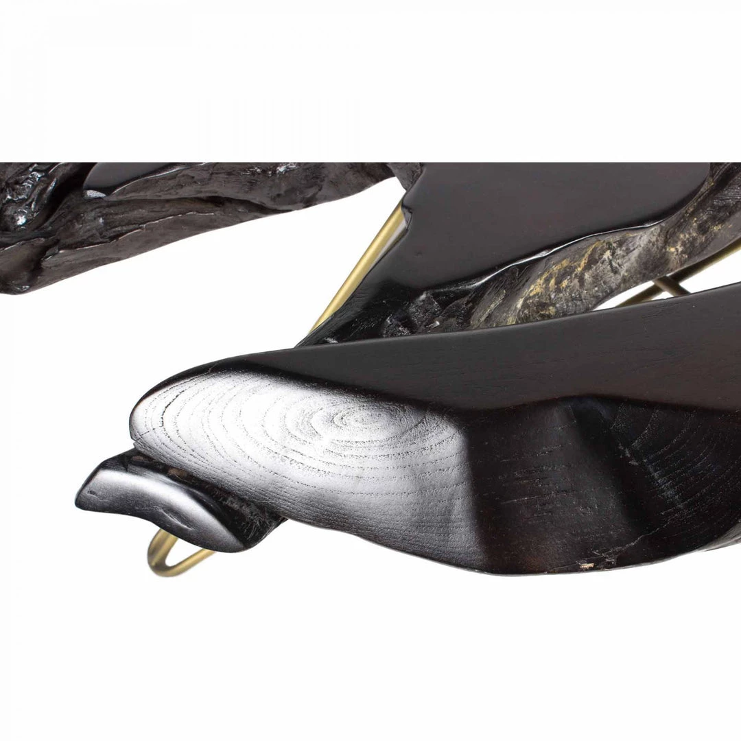 Moe's Tectona Coffee Table Dark Brown Living Room