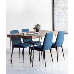 Moe's Kito Dining Chair Blue-set Of 2