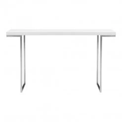 Moe's Living Room Repetir Console Table White Lacquer