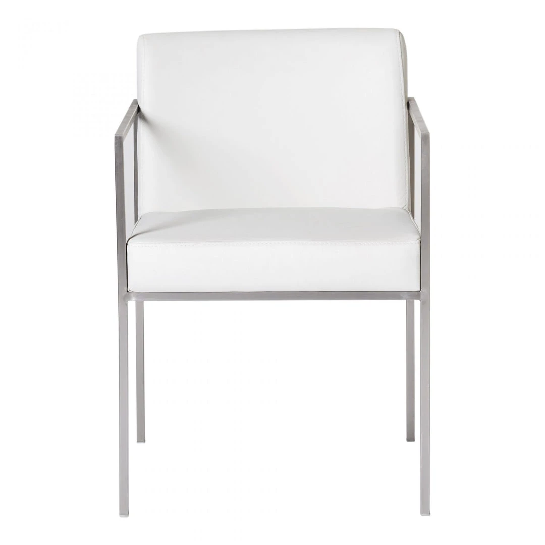 Moe's Capo Arm Chair White-Set Of 2 Living Room