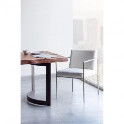 Moe's Capo Arm Chair White-Set Of 2 Living Room